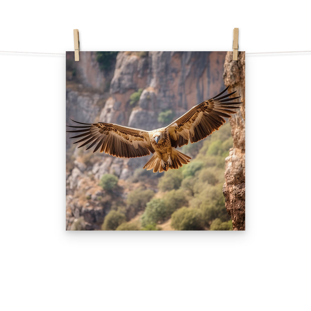 Vulture Photo paper poster - PosterfyAI.com