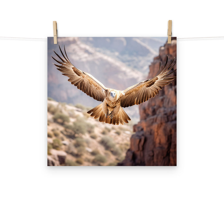 Vulture Photo paper poster - PosterfyAI.com