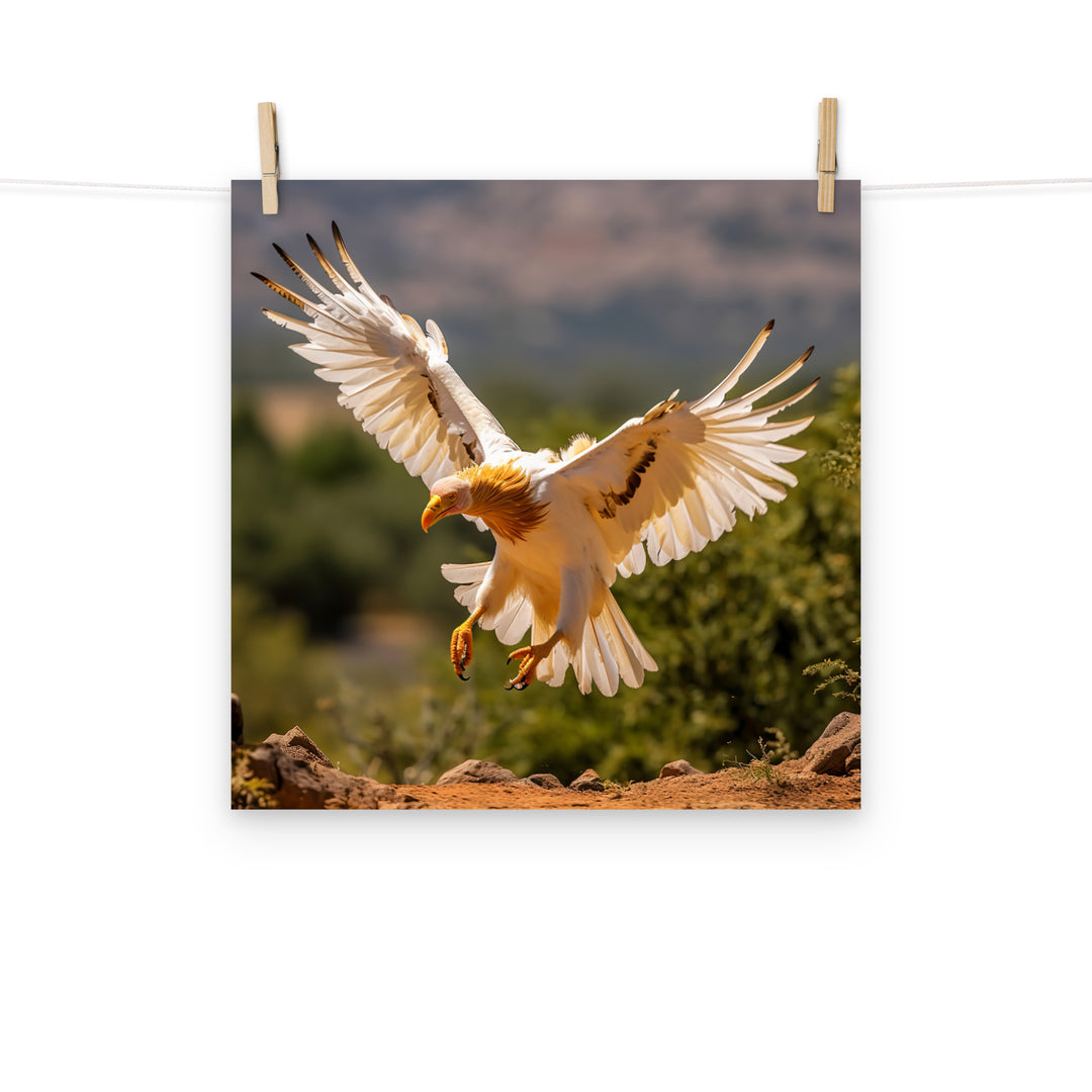 Vulture Photo paper poster - PosterfyAI.com
