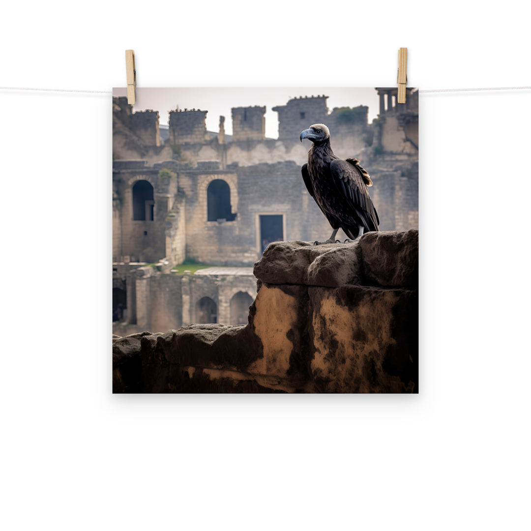 Vulture Photo paper poster - PosterfyAI.com