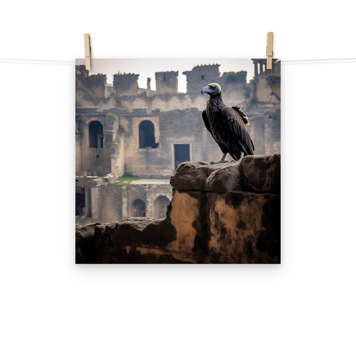 Vulture Photo paper poster - PosterfyAI.com