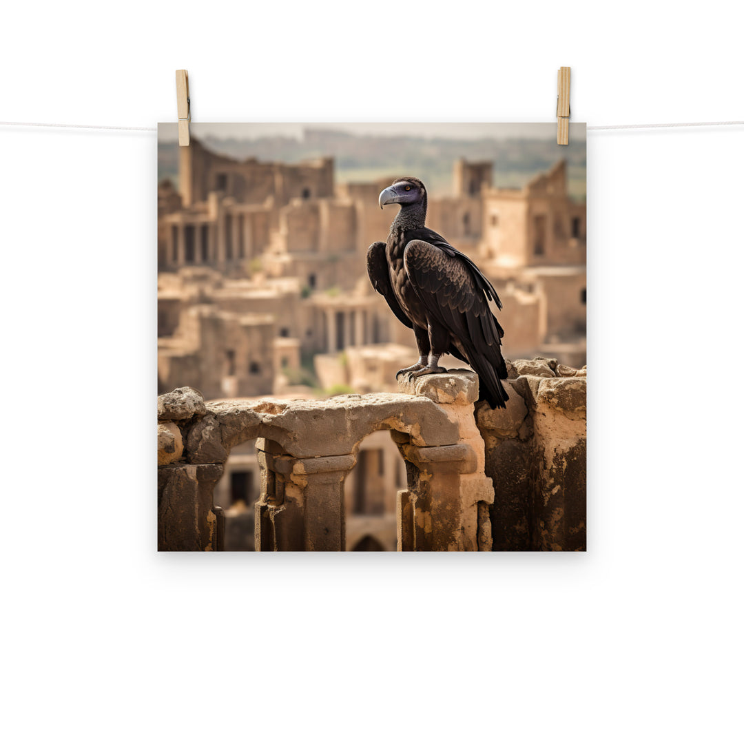 Vulture Photo paper poster - PosterfyAI.com