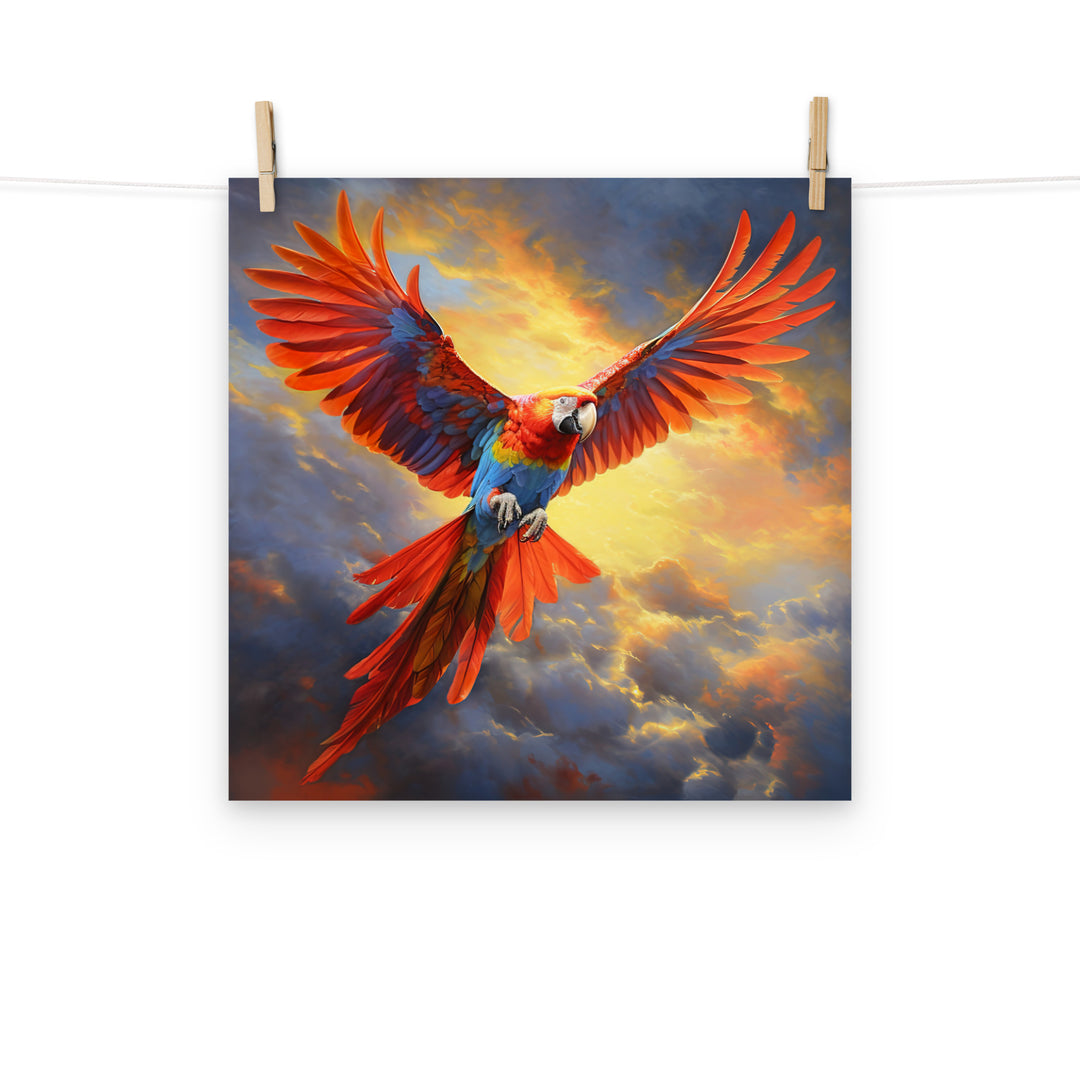 Macaw Photo paper poster - PosterfyAI.com