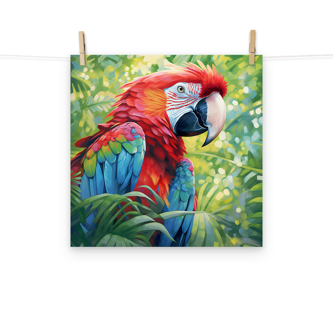 Macaw Photo paper poster - PosterfyAI.com