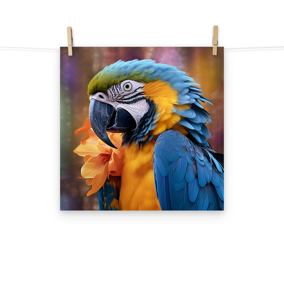 Macaw Photo paper poster - PosterfyAI.com