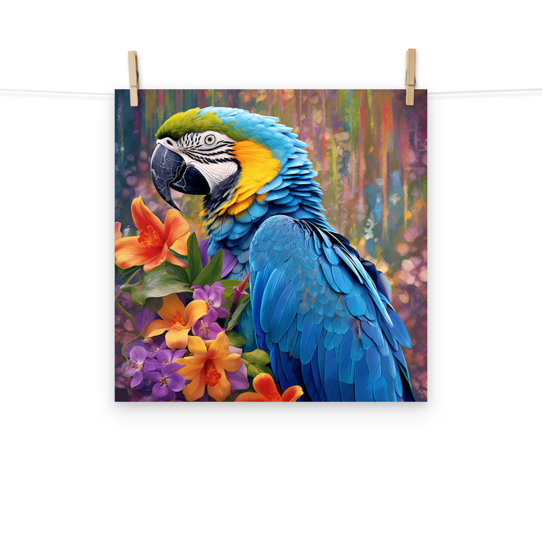 Macaw Photo paper poster - PosterfyAI.com