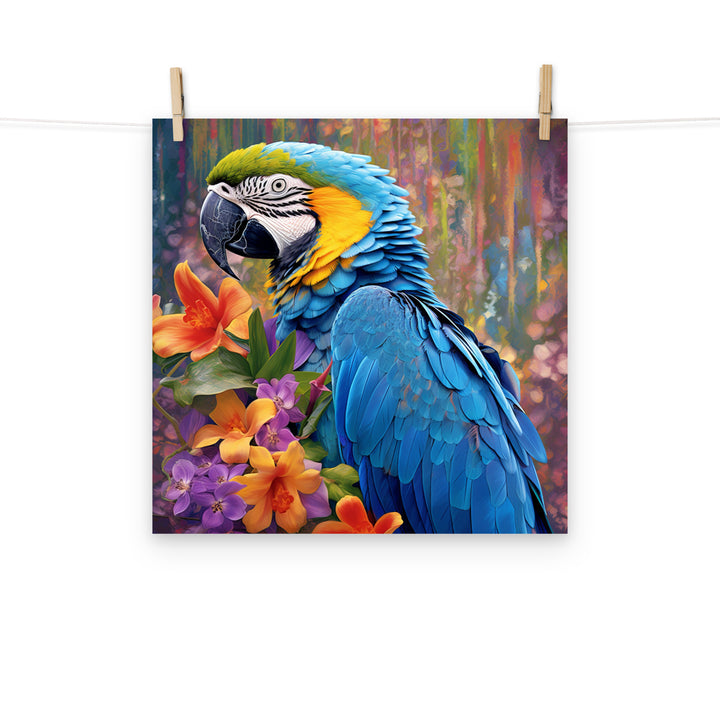 Macaw Photo paper poster - PosterfyAI.com