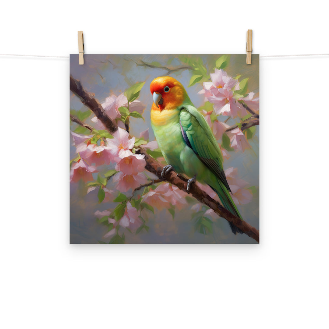 Lovebird Photo paper poster - PosterfyAI.com