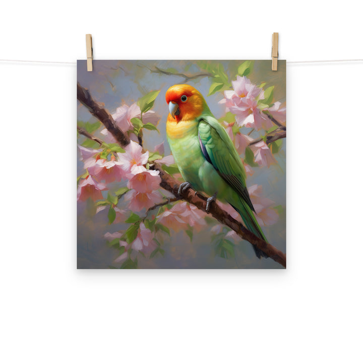 Lovebird Photo paper poster - PosterfyAI.com
