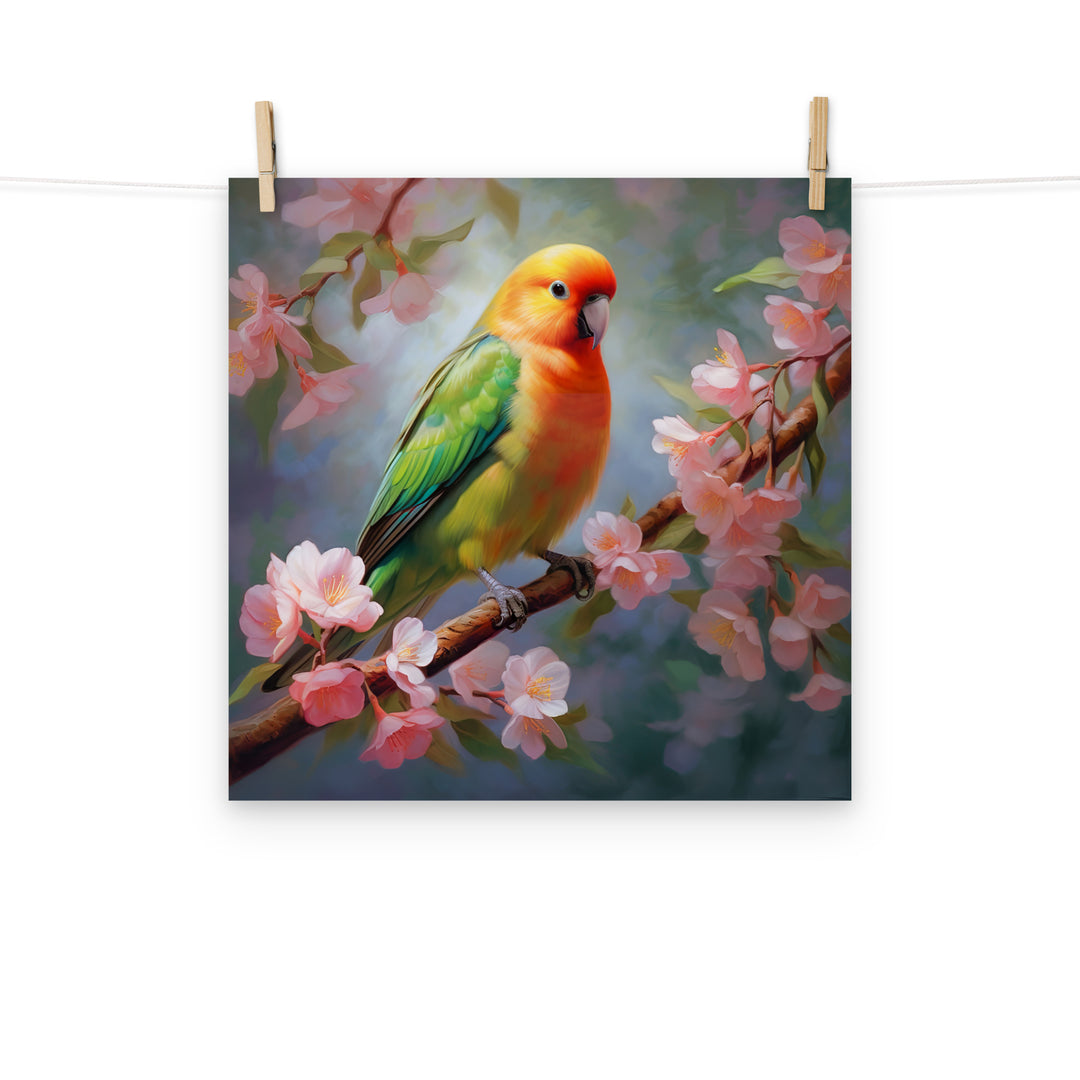 Lovebird Photo paper poster - PosterfyAI.com