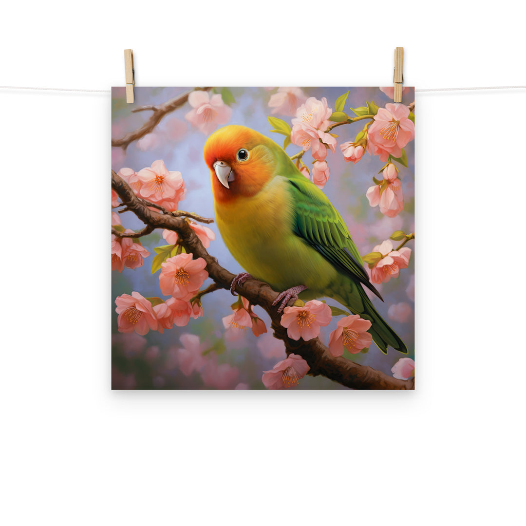 Lovebird Photo paper poster - PosterfyAI.com