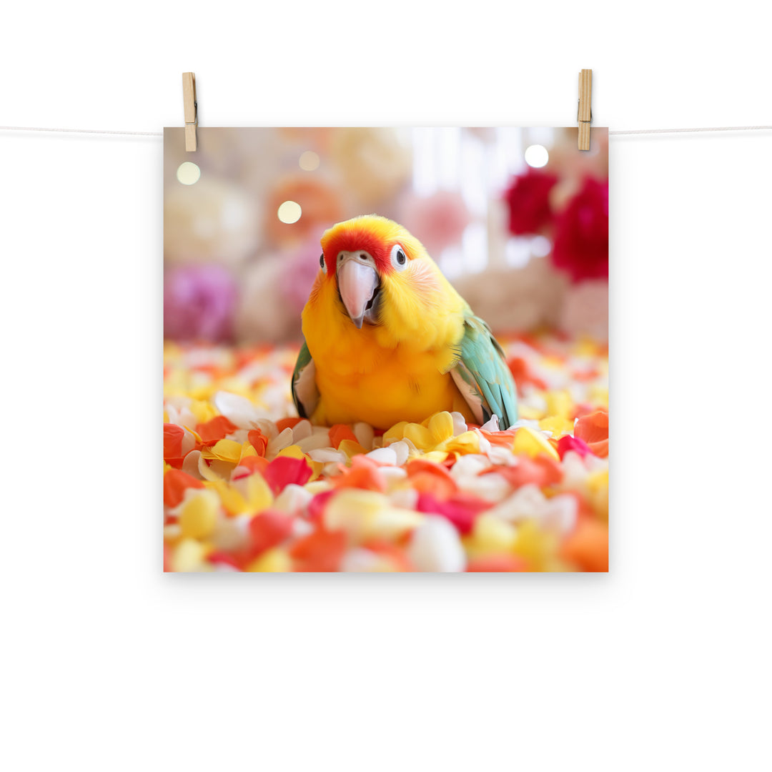 Lovebird Photo paper poster - PosterfyAI.com