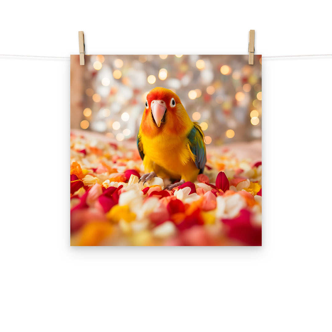 Lovebird Photo paper poster - PosterfyAI.com