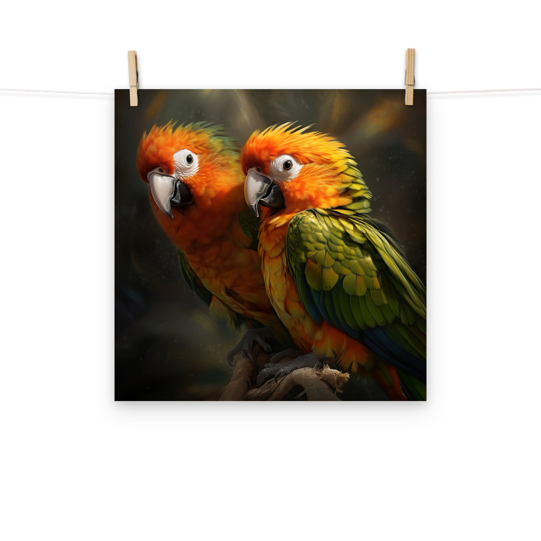 Conures Photo paper poster - PosterfyAI.com