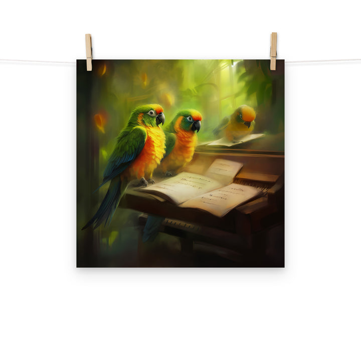 Conures Photo paper poster - PosterfyAI.com
