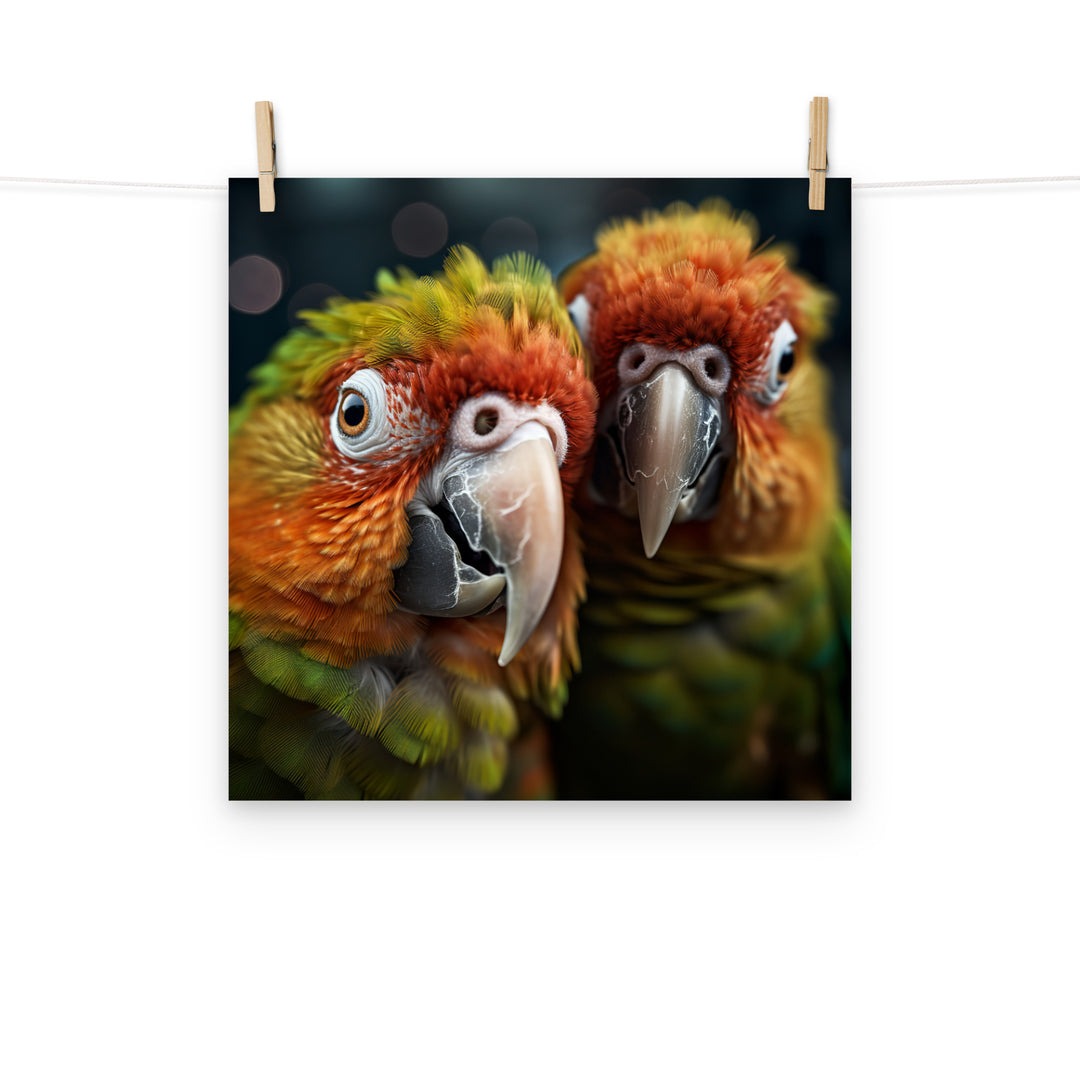 Conures Photo paper poster - PosterfyAI.com