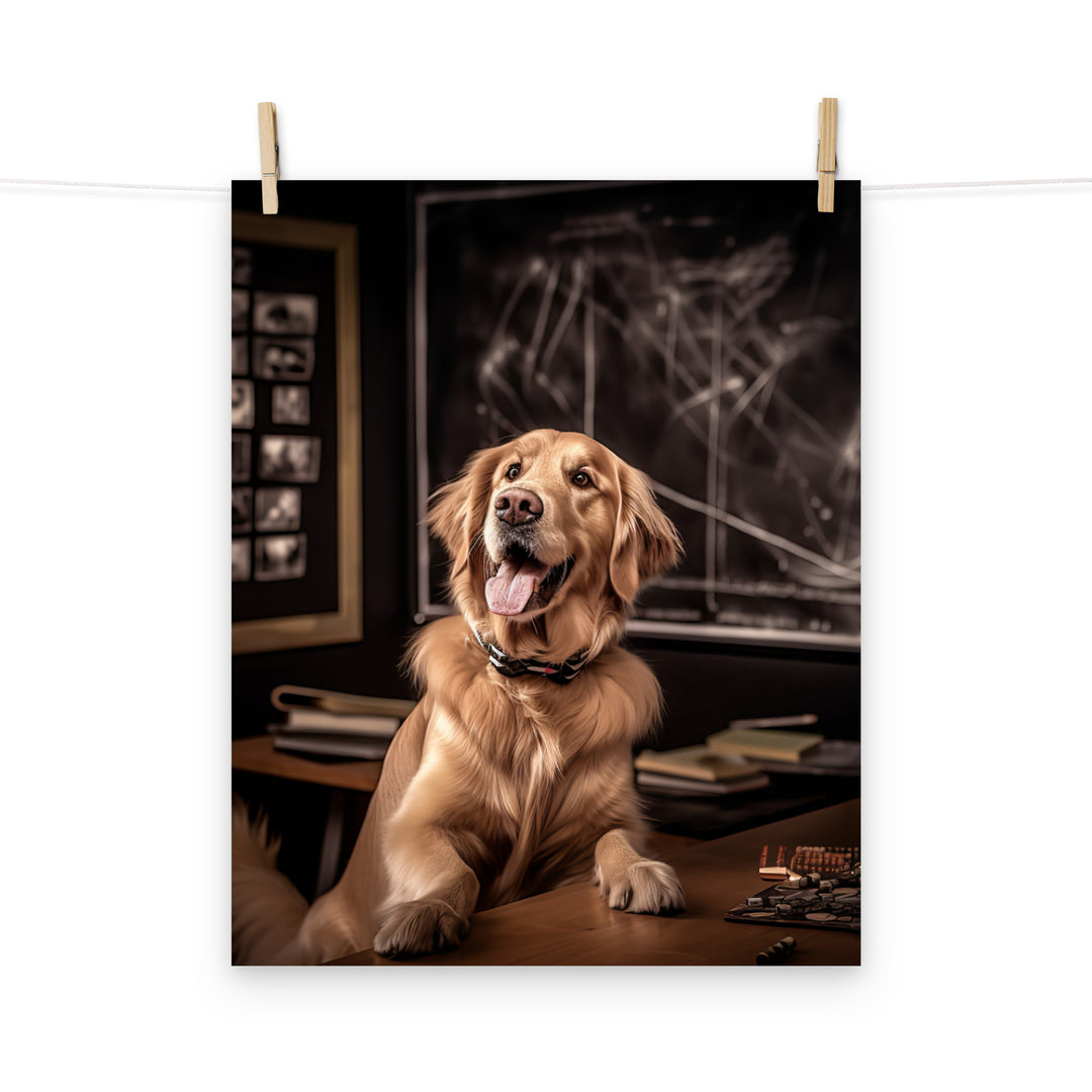 Golden Retriever Photo paper poster - PosterfyAI.com