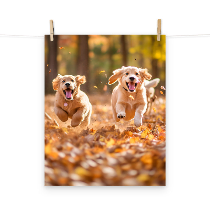 Golden Retriever Photo paper poster - PosterfyAI.com