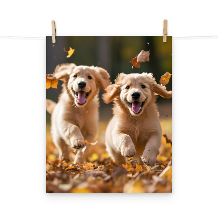 Golden Retriever Photo paper poster - PosterfyAI.com