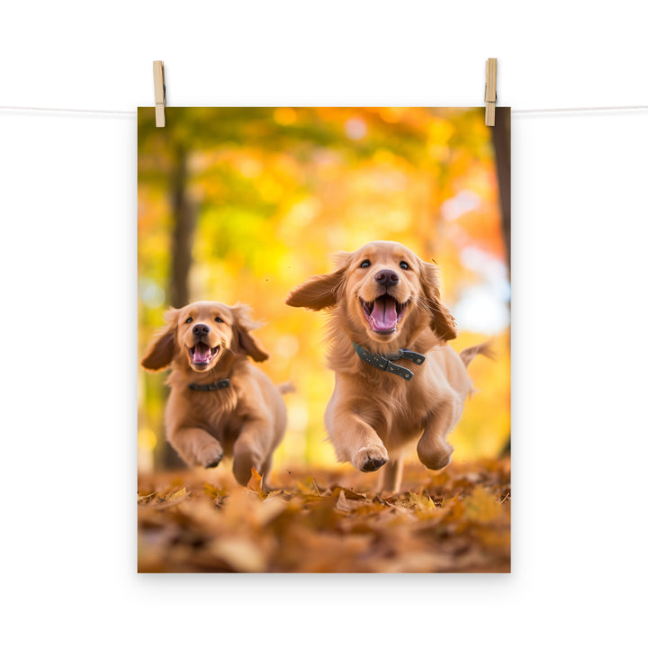 Golden Retriever Photo paper poster - PosterfyAI.com