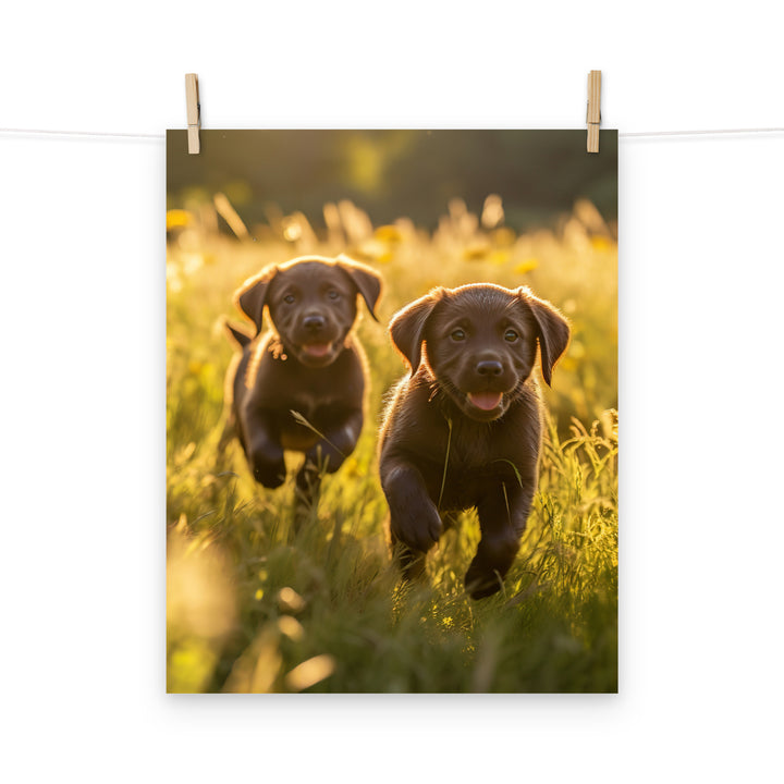 Labrador Retriever Photo paper poster - PosterfyAI.com