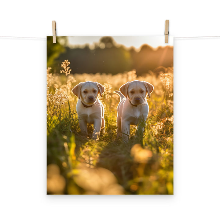 Labrador Retriever Photo paper poster - PosterfyAI.com