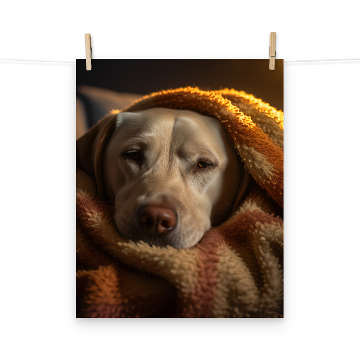 Labrador Retriever Photo paper poster - PosterfyAI.com
