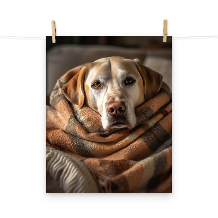 Labrador Retriever Photo paper poster - PosterfyAI.com