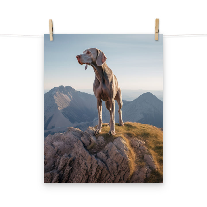 Weimaraner Photo paper poster - PosterfyAI.com