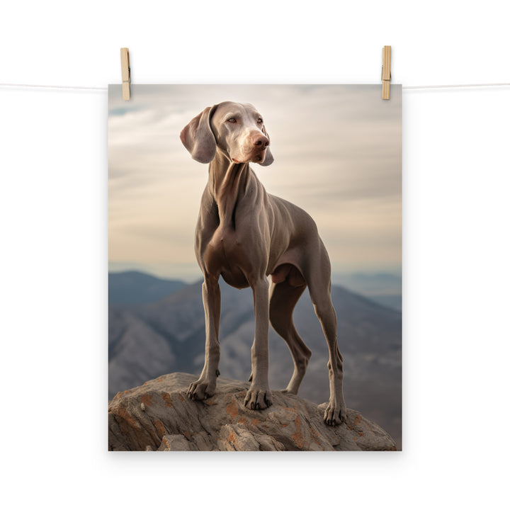 Weimaraner Photo paper poster - PosterfyAI.com