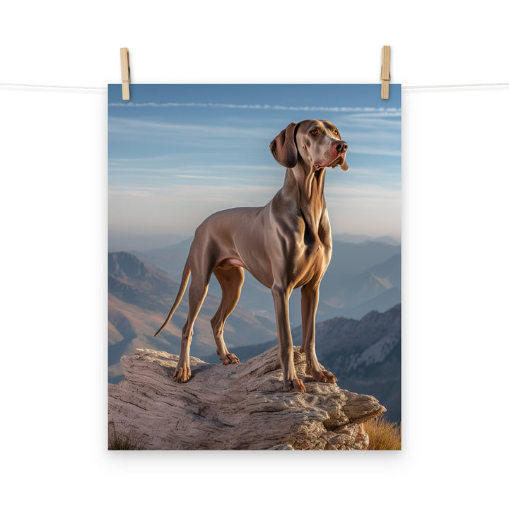Weimaraner Photo paper poster - PosterfyAI.com