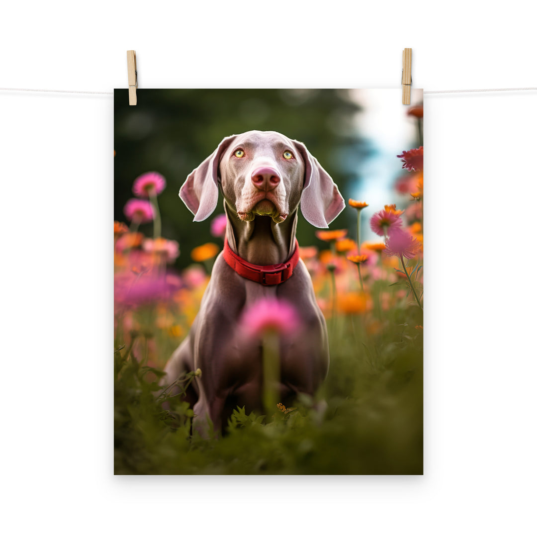 Weimaraner Photo paper poster - PosterfyAI.com