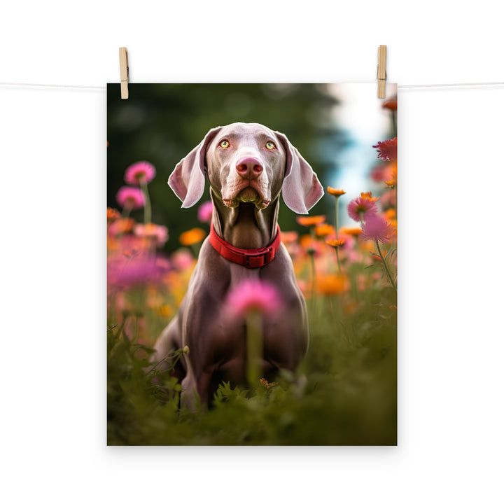 Weimaraner Photo paper poster - PosterfyAI.com
