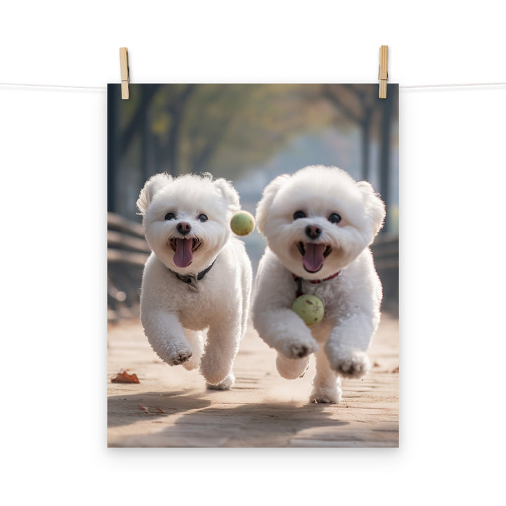 Bichon Frise Photo paper poster - PosterfyAI.com