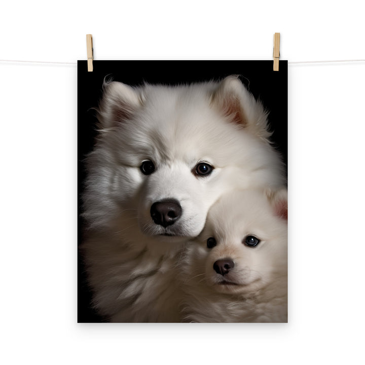 Samoyed Photo paper poster - PosterfyAI.com