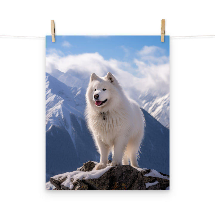 Samoyed Photo paper poster - PosterfyAI.com