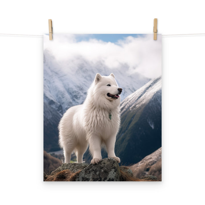 Samoyed Photo paper poster - PosterfyAI.com
