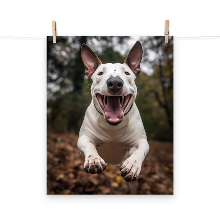 Bull Terrier Photo paper poster - PosterfyAI.com