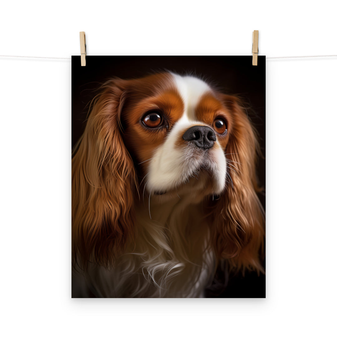 Cavalier King Charles Photo paper poster - PosterfyAI.com