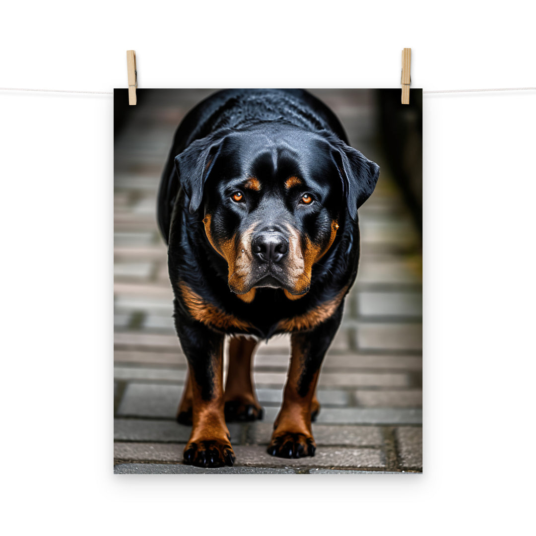 Rottweiler Photo paper poster - PosterfyAI.com