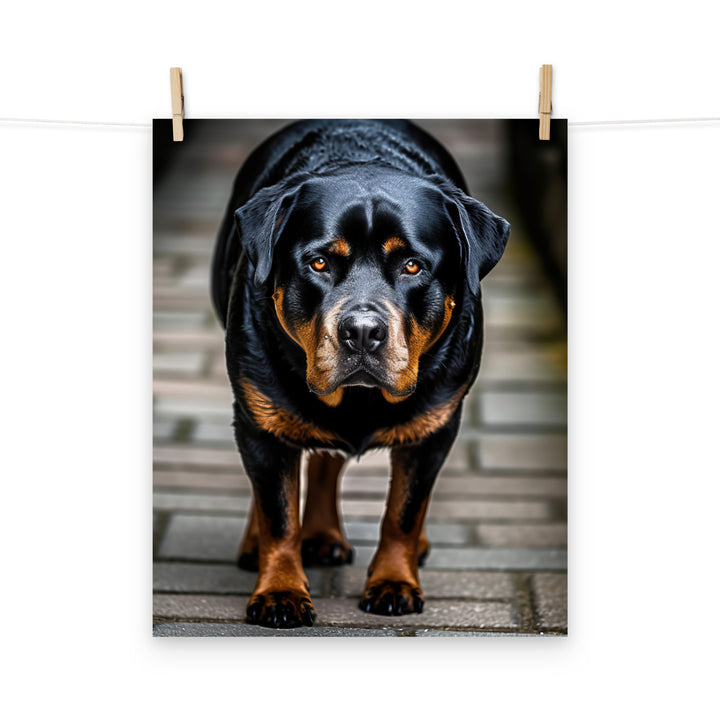 Rottweiler Photo paper poster - PosterfyAI.com