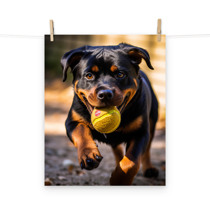 Rottweiler Photo paper poster - PosterfyAI.com