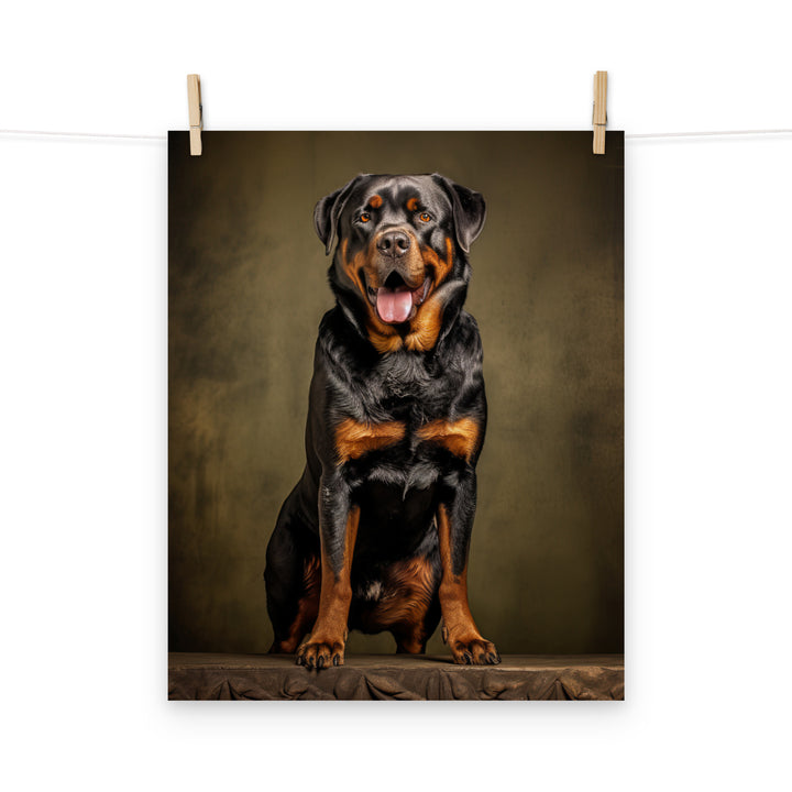 Rottweiler Photo paper poster - PosterfyAI.com