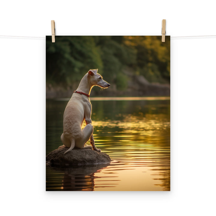 Whippet Photo paper poster - PosterfyAI.com