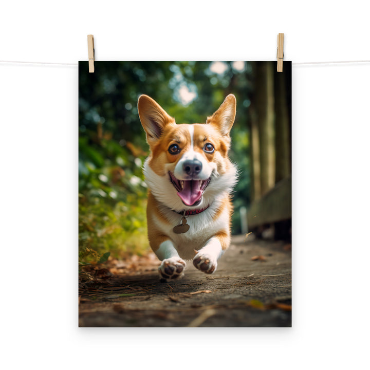 Welsh Corgi Photo paper poster - PosterfyAI.com