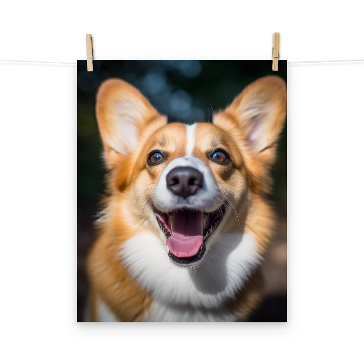 Welsh Corgi Photo paper poster - PosterfyAI.com