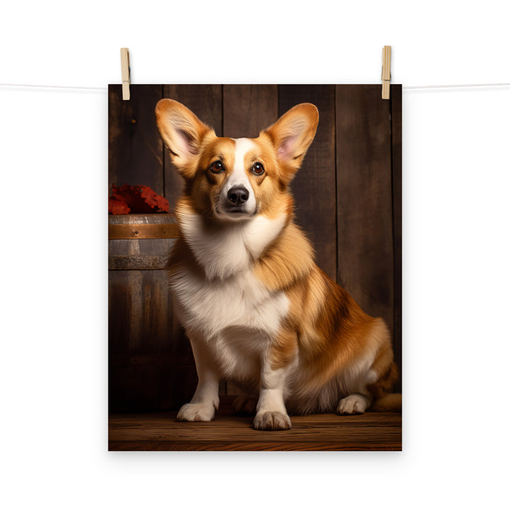 Welsh Corgi Photo paper poster - PosterfyAI.com
