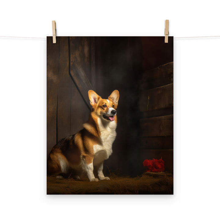 Welsh Corgi Photo paper poster - PosterfyAI.com