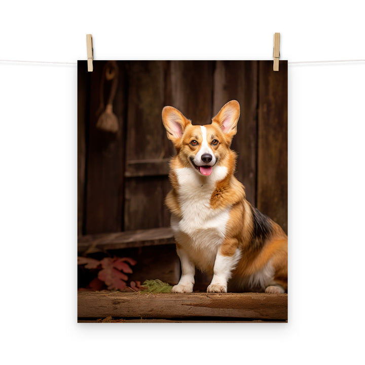 Welsh Corgi Photo paper poster - PosterfyAI.com