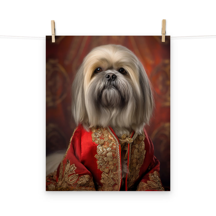 Lhasa Apso Photo paper poster - PosterfyAI.com